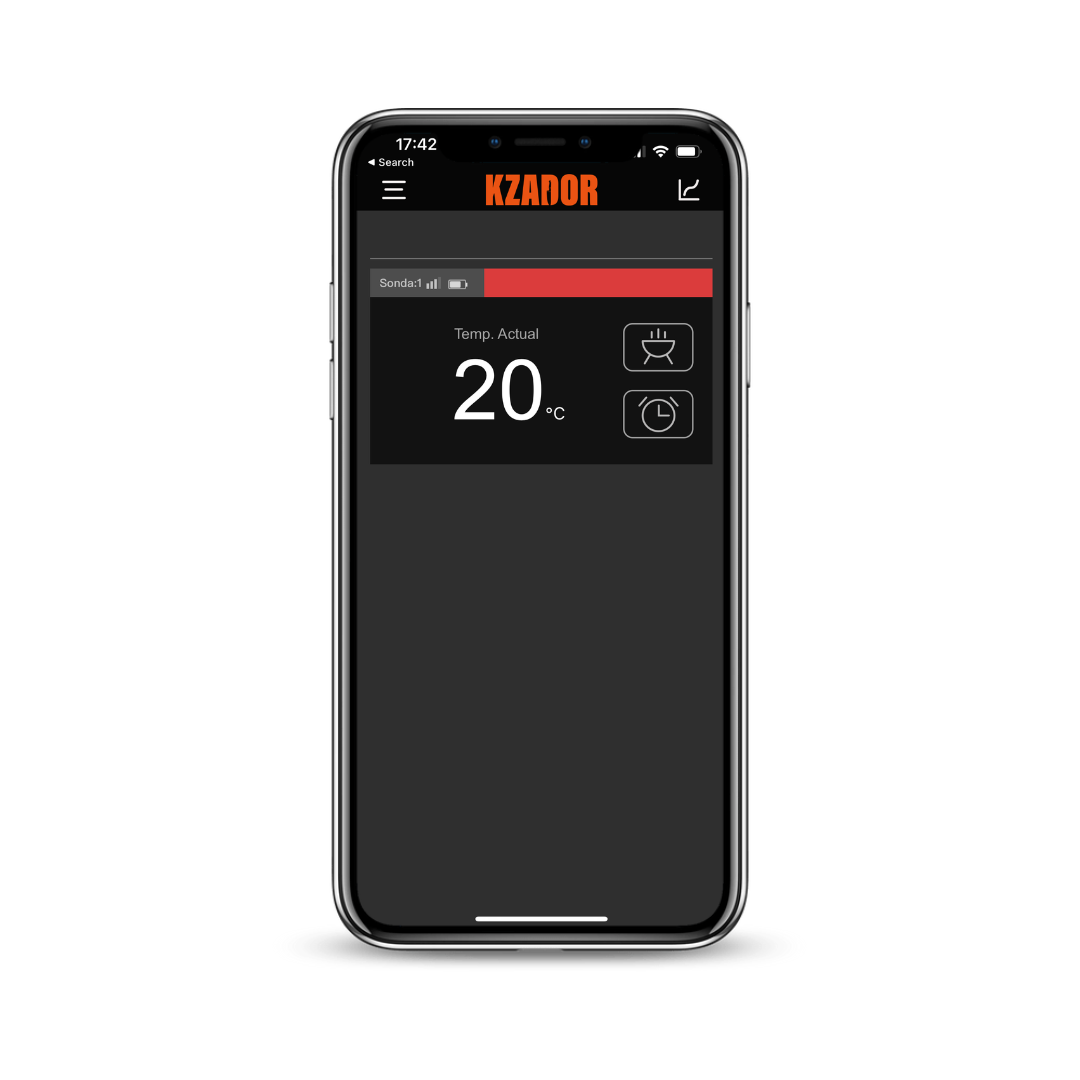 Termómetro de precisión inalámbrico KZADOR PRO