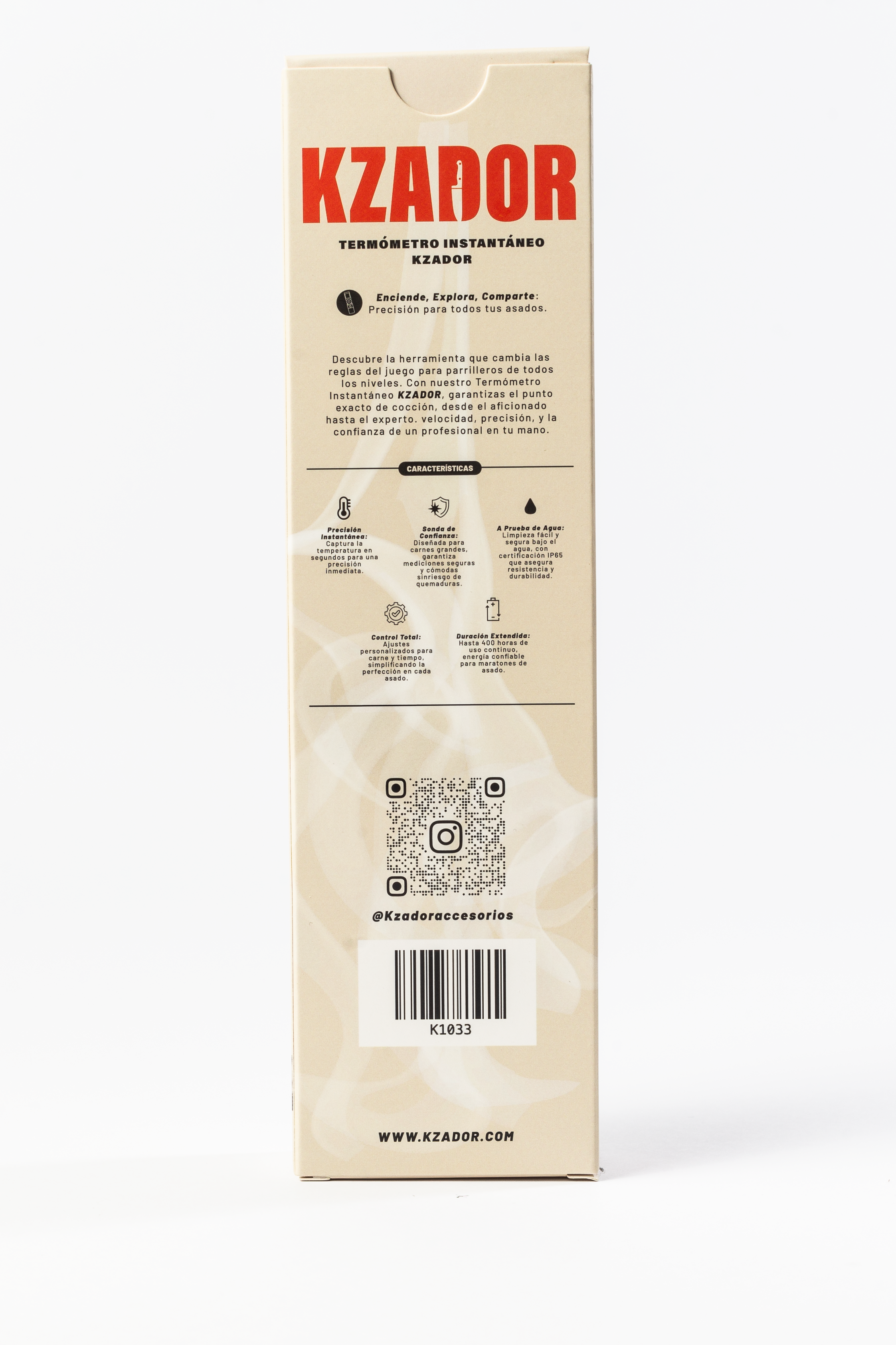 Termómetro de contacto KZADOR