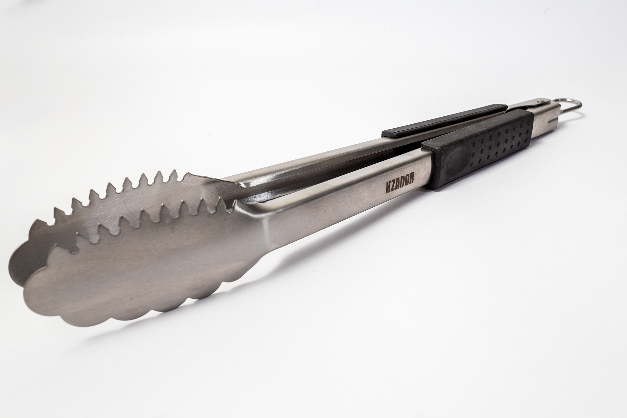 Tenaza parrillera con bloqueo